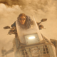 Sonequa Martin-Green rides a speeder through a dusty cloud on the new season of Star Trek: Discovery.